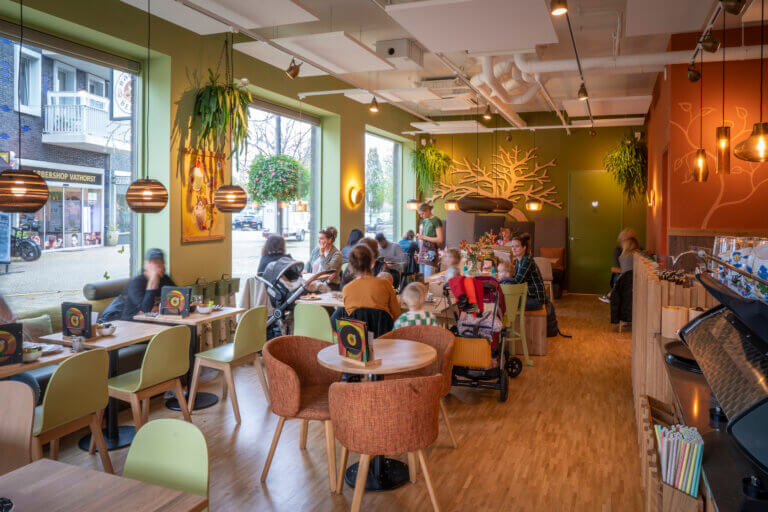 Bagels & Beans Amersfoort Vathorst van binnen